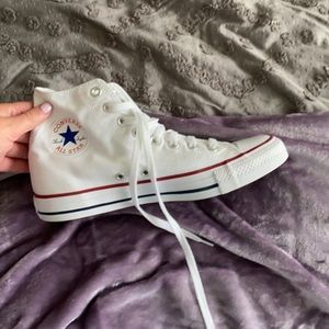 white high top converse
